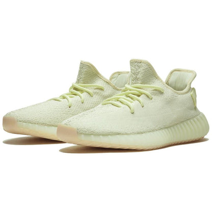 adidas Originals Yeezy 350 v2 Butter — UK 3.5 | EU 36 | US 4 — Side View