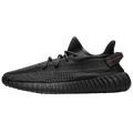 adidas Yeezy Boost 350 V2 Static Black Non-Reflective — 3 UK | 35.5 EU — Front View