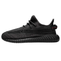 Adidas Yeezy Boost 350 V2 Kids 'Black Non-Reflective' — UK 10k | EU 28 | US 10.5k — Front View