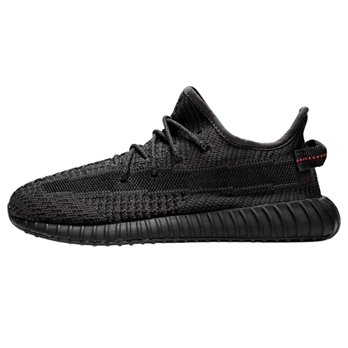 Adidas Yeezy Boost 350 V2 Kids 'Black Non-Reflective' — UK 10k | EU 28 | US 10.5k — Front View