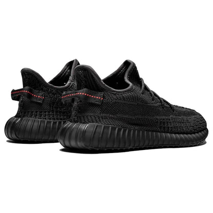 Adidas Yeezy Boost 350 V2 Kids 'Black Non-Reflective' — UK 10k | EU 28 | US 10.5k — Top View