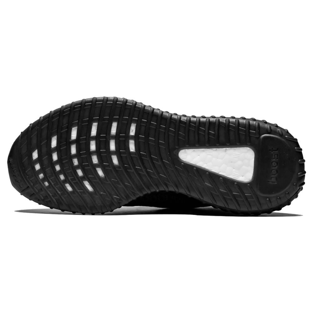 Adidas Yeezy Boost 350 V2 Kids 'Black Non-Reflective' — UK 10k | EU 28 | US 10.5k — Back View