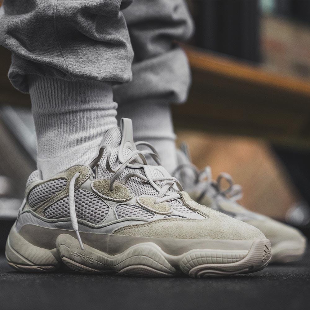 adidas Originals Yeezy 500 Blush — UK 3.5 | EU 36 | US 4 — Lifestyle View