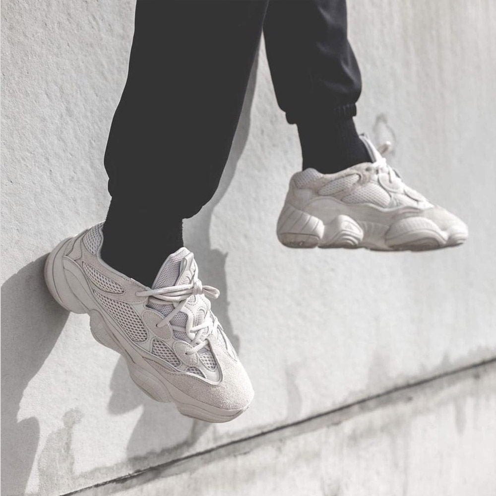 Adidas Yeezy 500 'Bone White' — UK 3.5 | EU 36 | US 4 — Lifestyle View