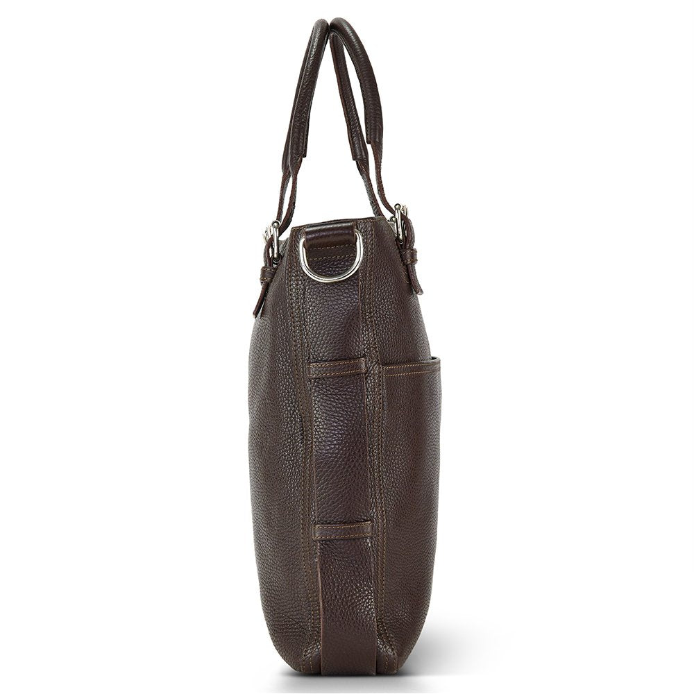 Givenchy Tote Top Handle in Cappuccino Beige, Box Calfskin — Back View