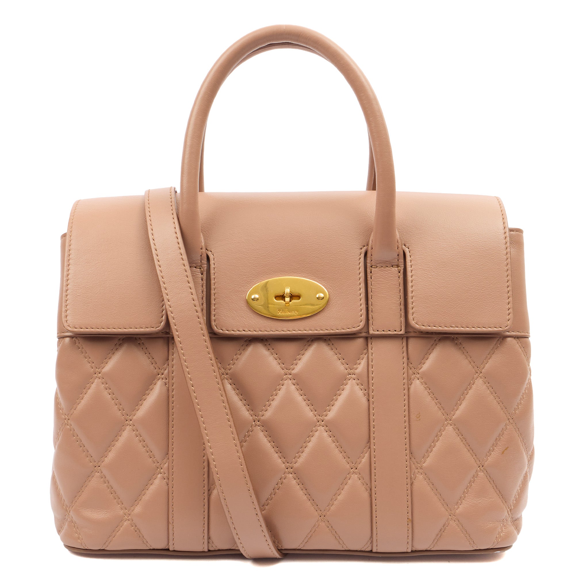 Mulberry Tote Bayswater Backpack in Dark Blush, Calfskin Leather — Alternate View 13