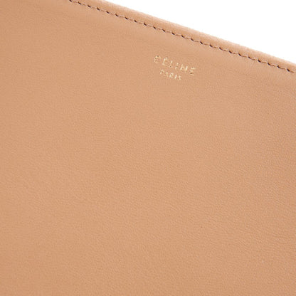 Celine Clutch Zip Pouch in Cream, Box Calfskin — Lifestyle View