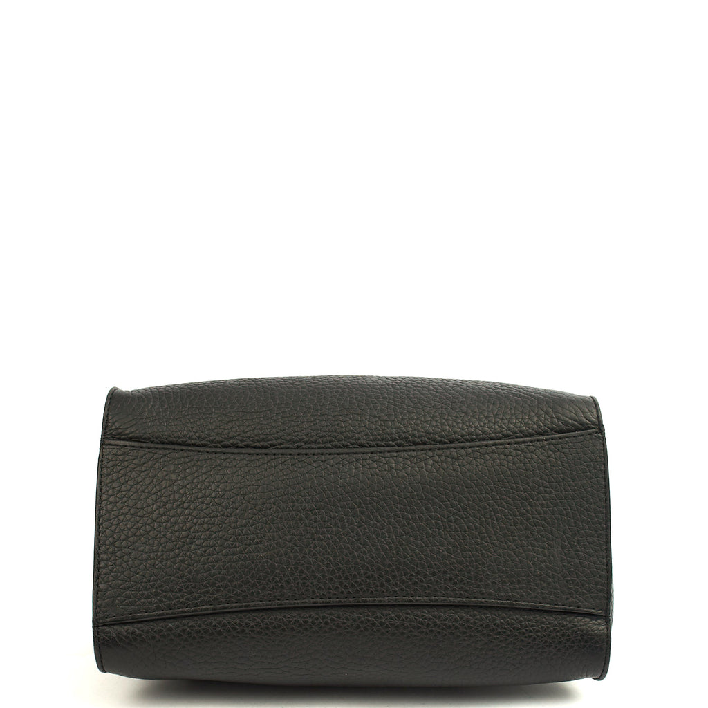 Mulberry Top Handle Iris - Small in Navy, Leather — Detail View