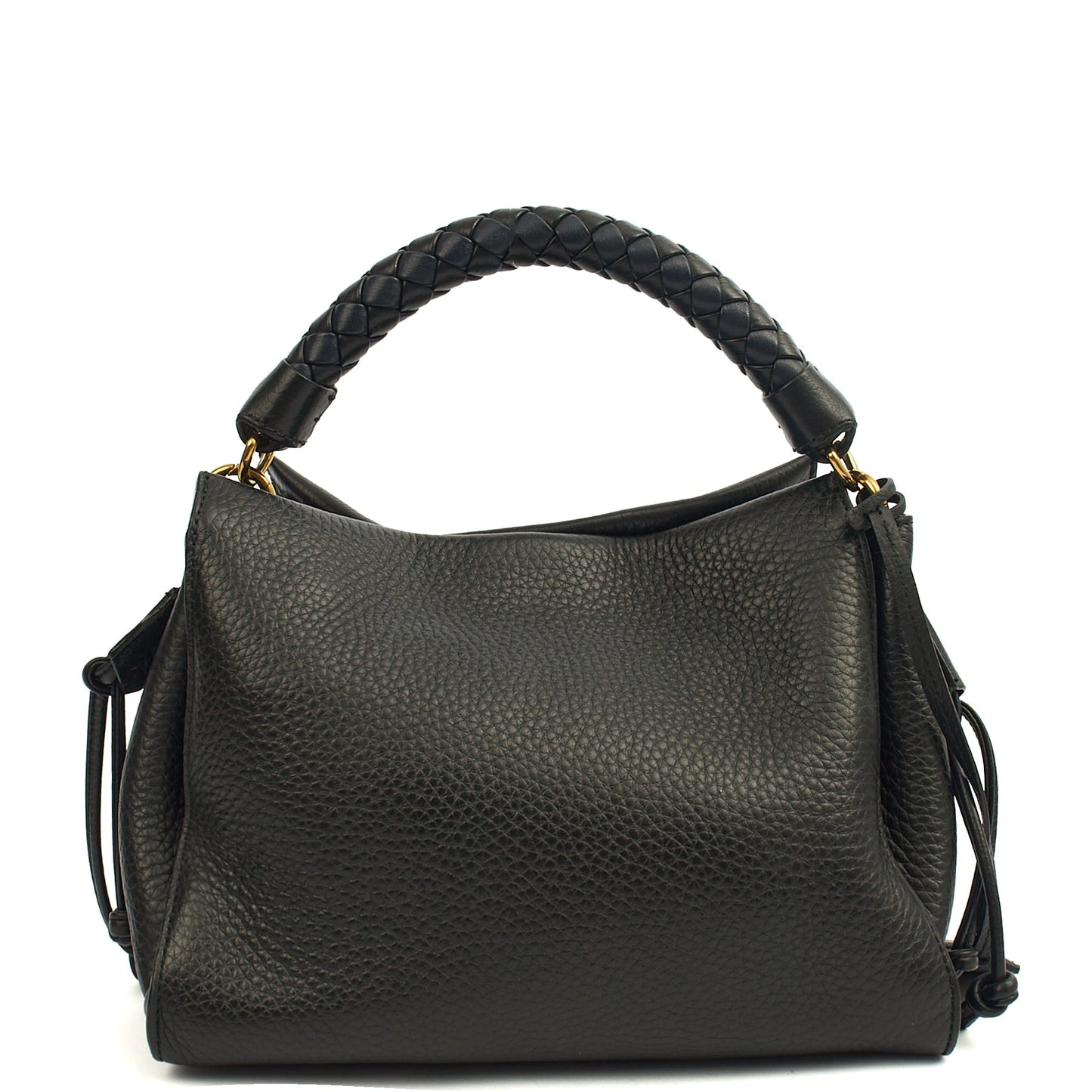 Mulberry Top Handle Iris - Small in Navy, Leather — Top View