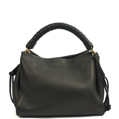 Mulberry Top Handle Iris - Small in Navy, Leather — Top View
