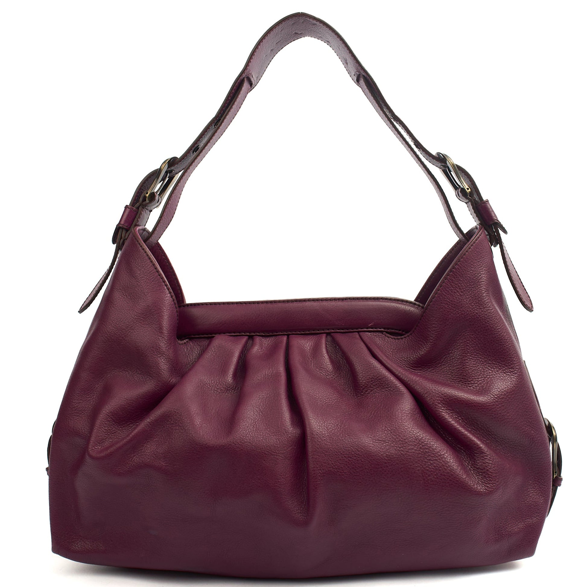 Fendi Tote Shoulder Bag in Purple, Leather — Alternate View 8
