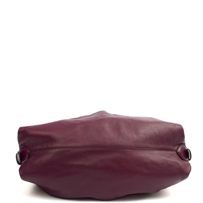 Fendi Tote Shoulder Bag in Purple, Leather — Alternate View 11
