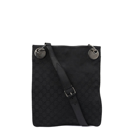 Gucci Cross Body Eclipse Tote in Night Courrier GG Supreme, GG Canvas — Front View