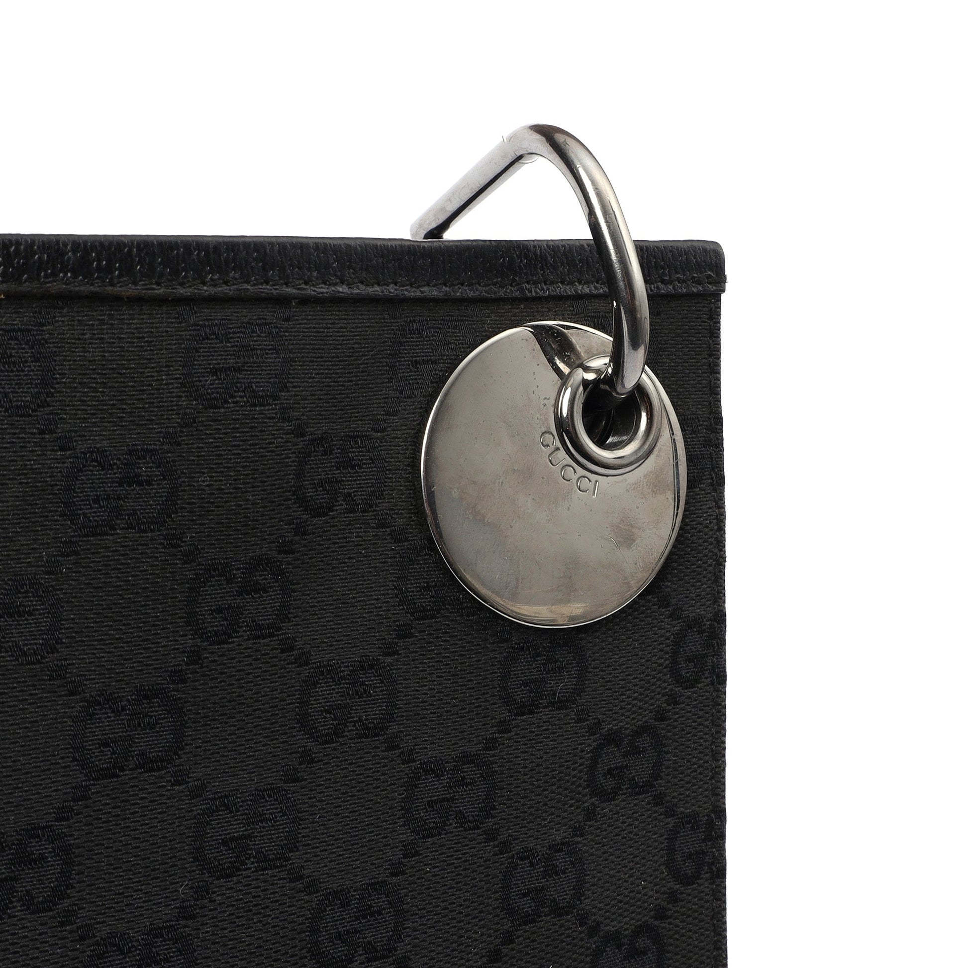 Gucci Cross Body Eclipse Tote in Night Courrier GG Supreme, GG Canvas — Lifestyle View