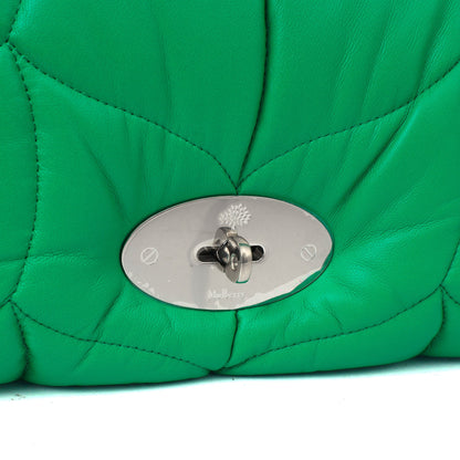 Mulberry Cross Body Little Softie in Lawn Green, Leather — Detail View