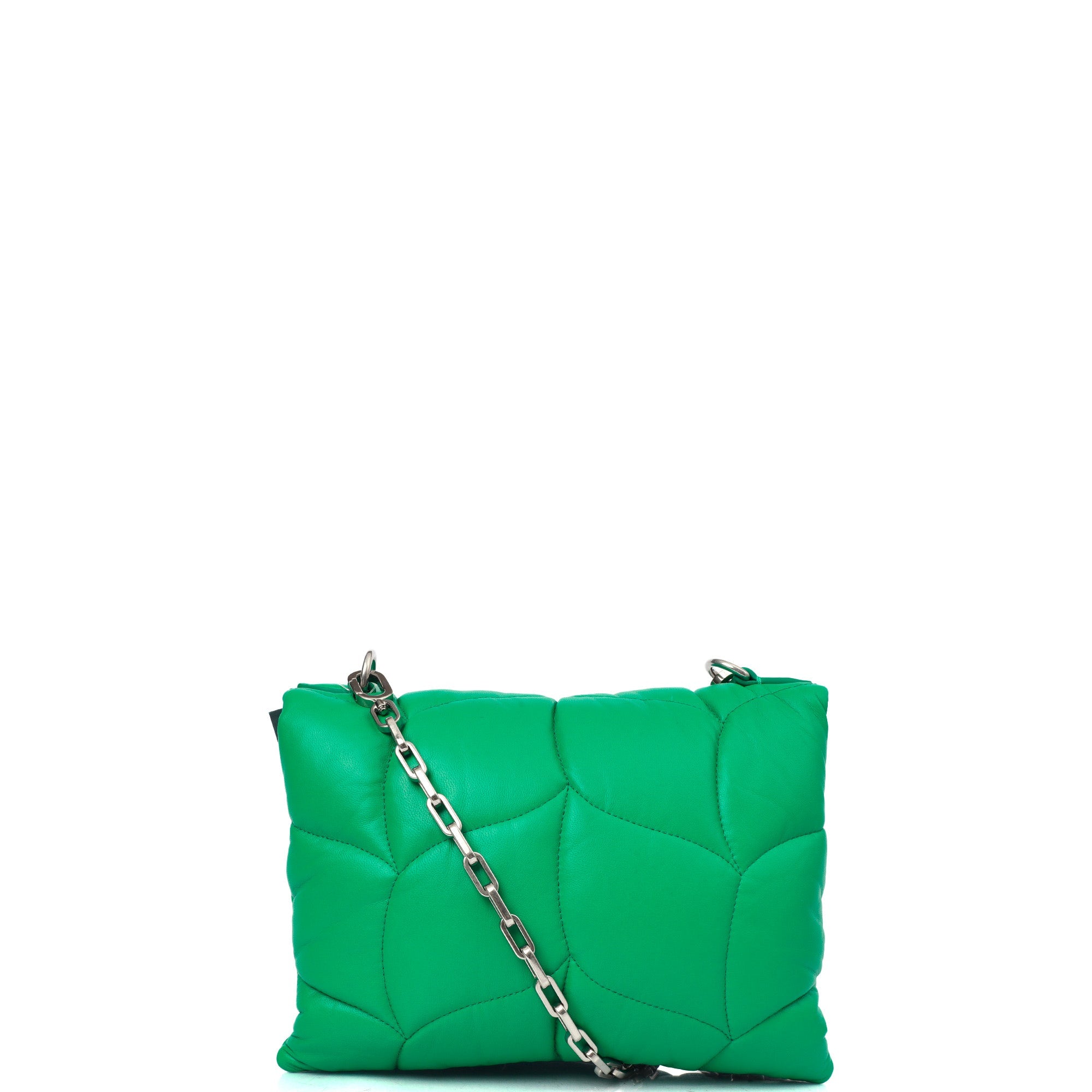 Mulberry Cross Body Little Softie in Lawn Green, Leather — Back View