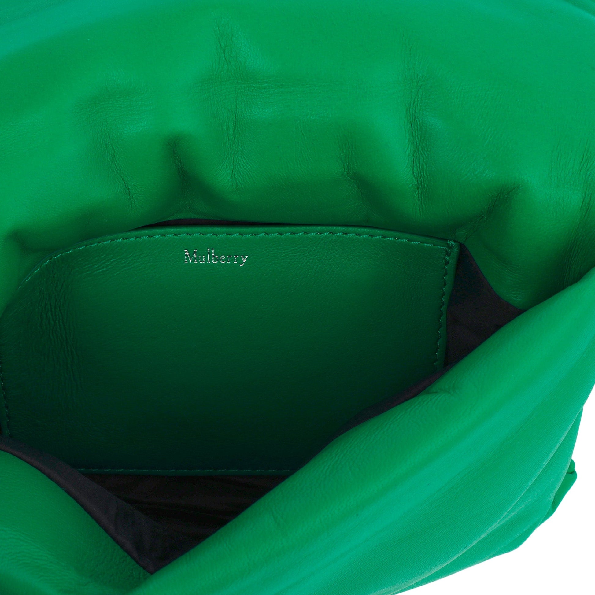Mulberry Cross Body Little Softie in Lawn Green, Leather — Alternate View 14