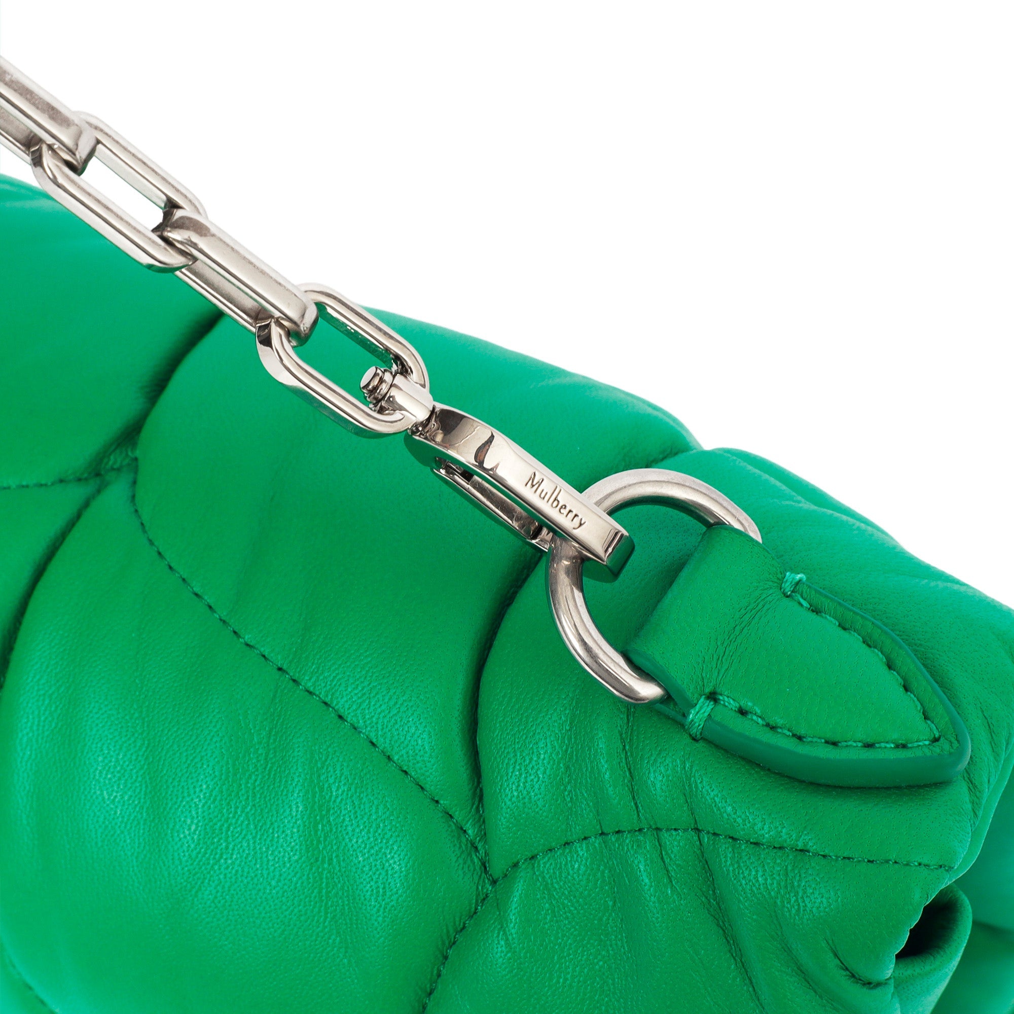 Mulberry Cross Body Little Softie in Lawn Green, Leather — Alternate View 13