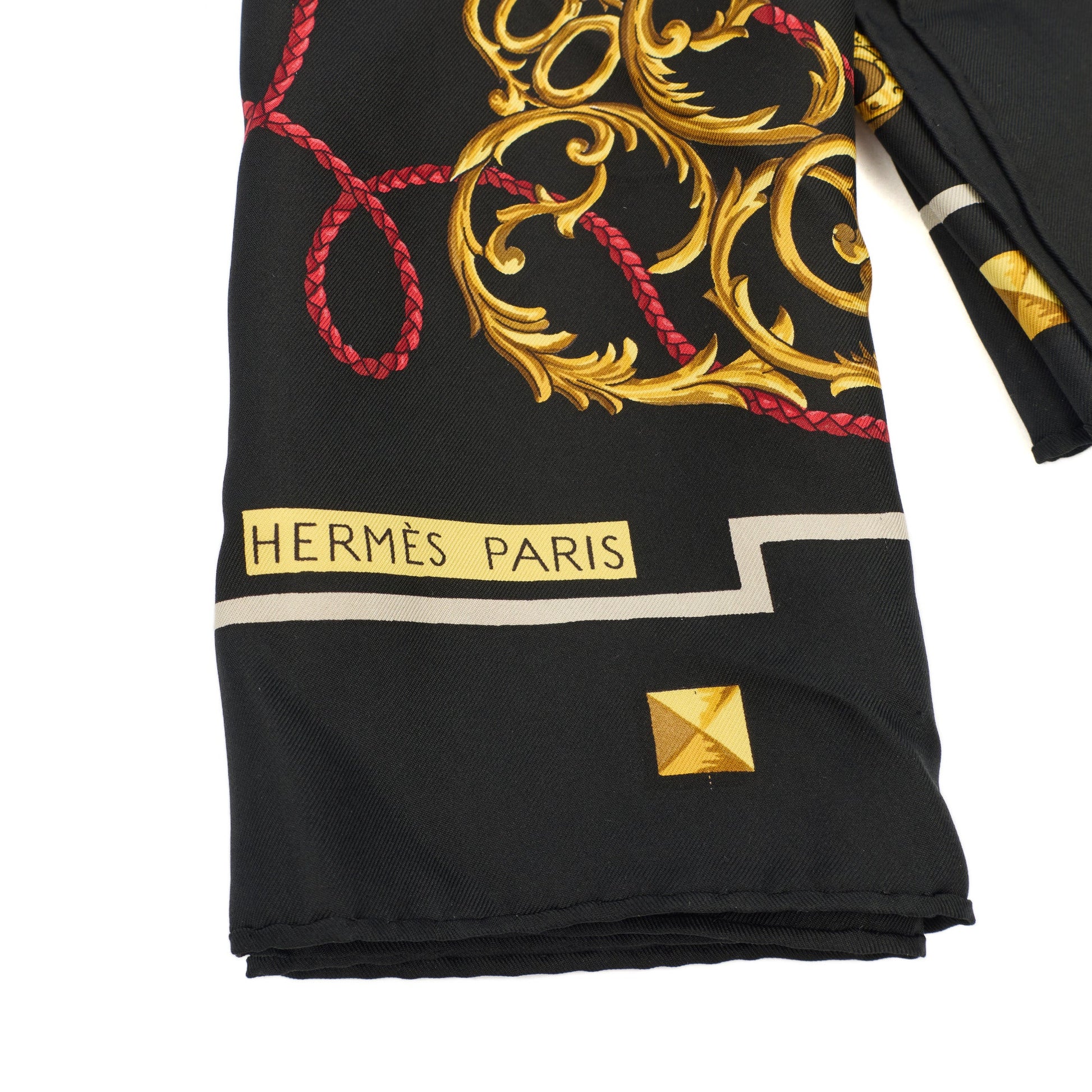 Hermes Scarf in Multi, Fabric — Back View