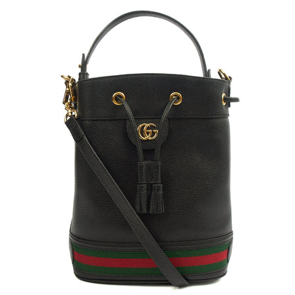 Gucci Bucket Bag Ophidia Bucket Bag in Black, Leather — Front View