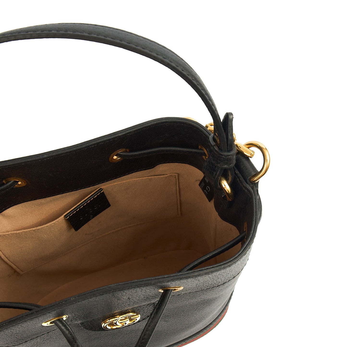 Gucci Bucket Bag Ophidia Bucket Bag in Black, Leather — Alternate View 7