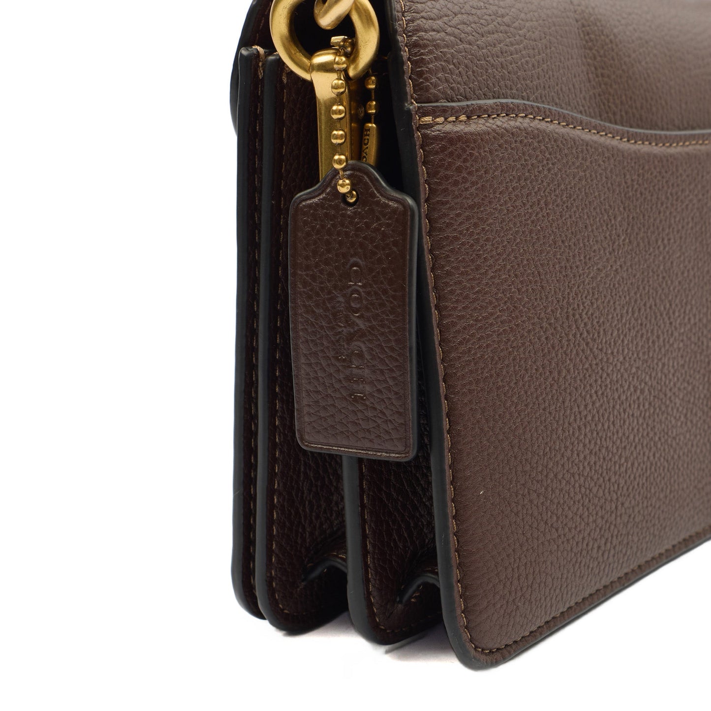 Coach Cross Body Tabby 26 in Brown, Leather — Detail View