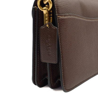 Coach Cross Body Tabby 26 in Brown, Leather — Detail View
