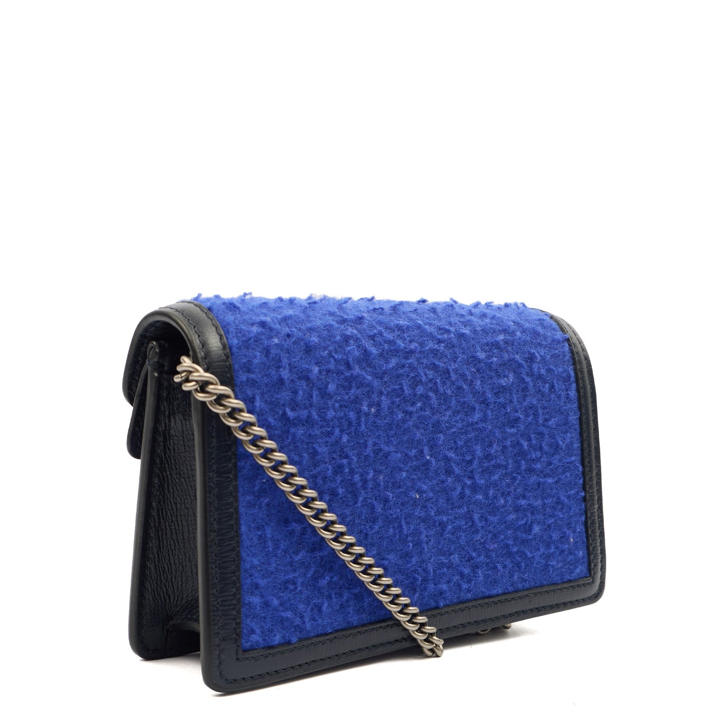 Gucci Cross Body Dionysus - Mini in Blue, Fabric — Side View