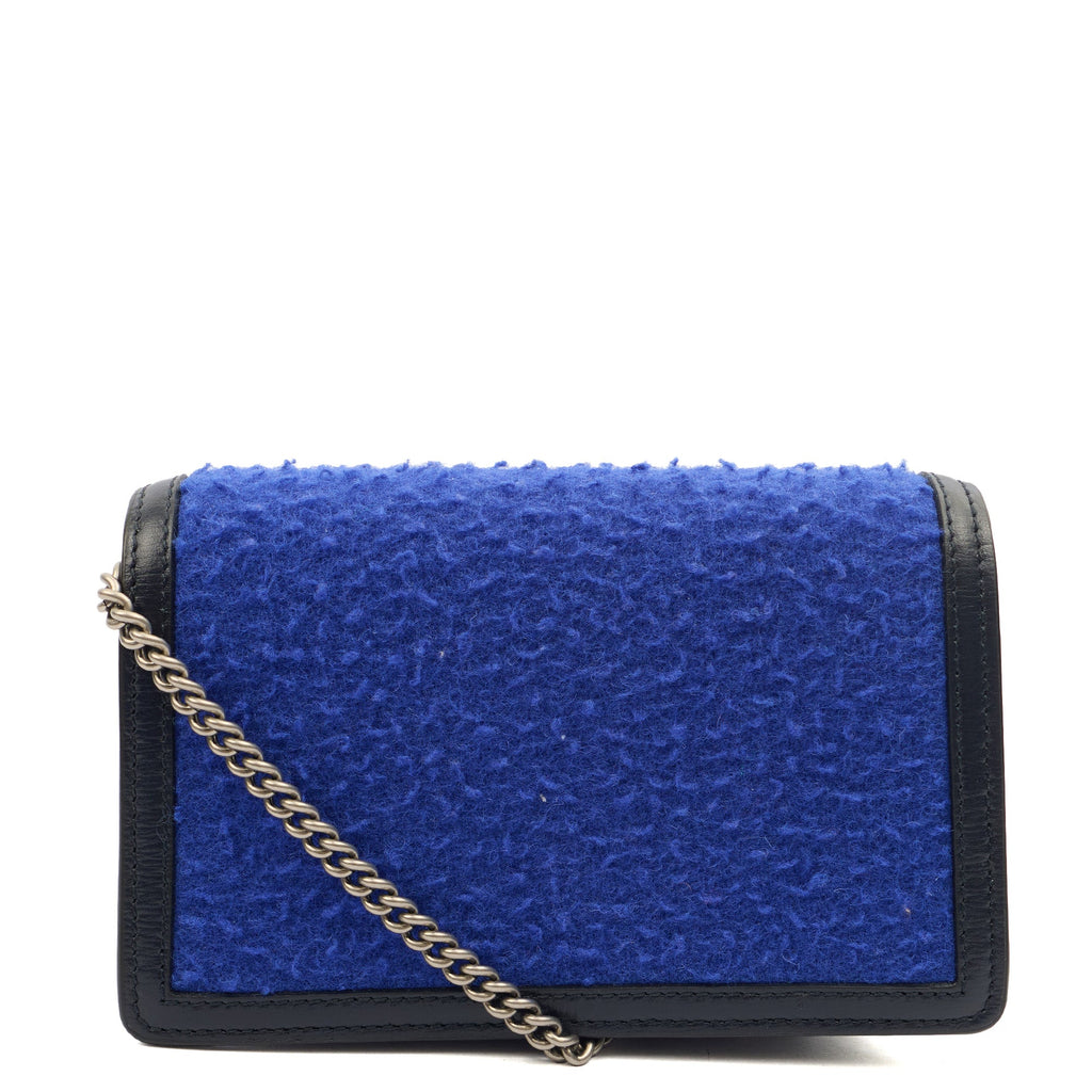 Gucci Cross Body Dionysus - Mini in Blue, Fabric — Back View