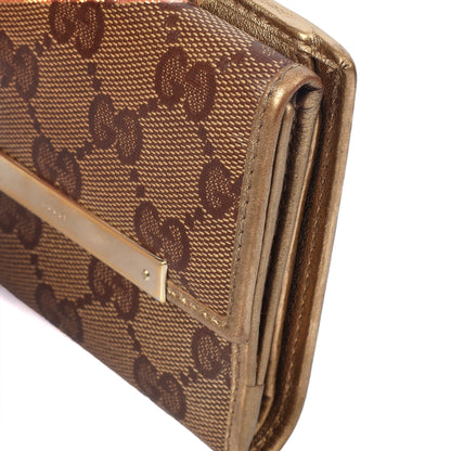 Gucci Wallet Wallet in GG Supreme, Leather — Top View