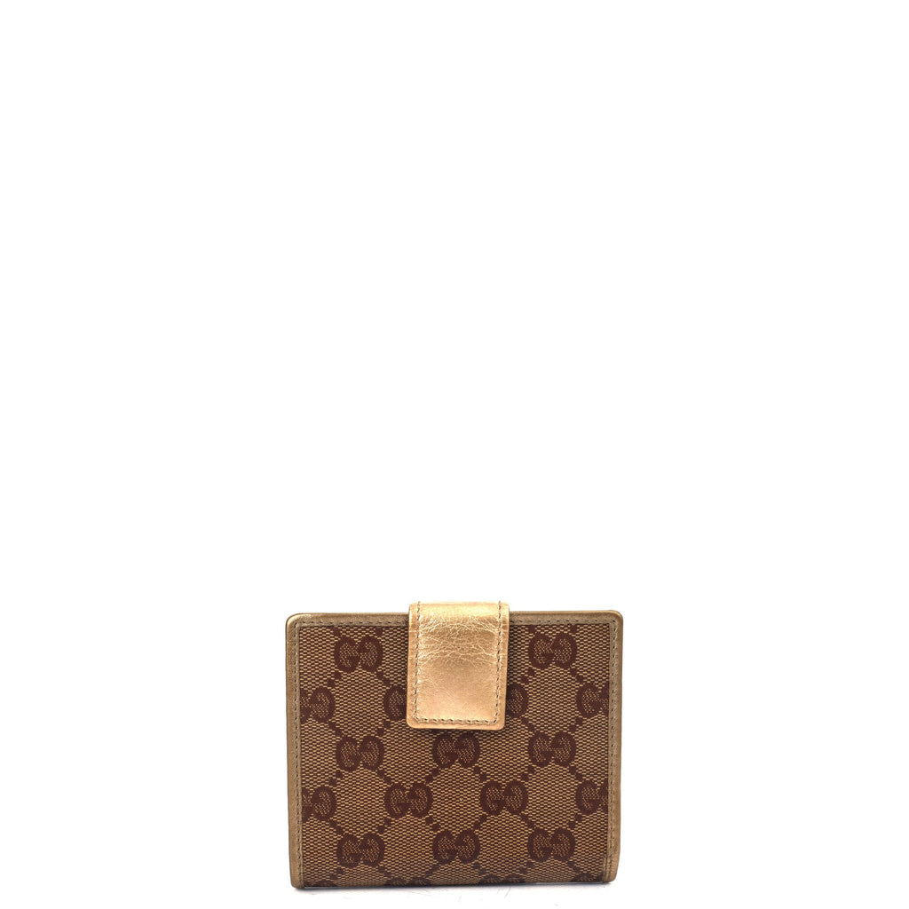 Gucci Wallet Wallet in GG Supreme, Leather — Back View