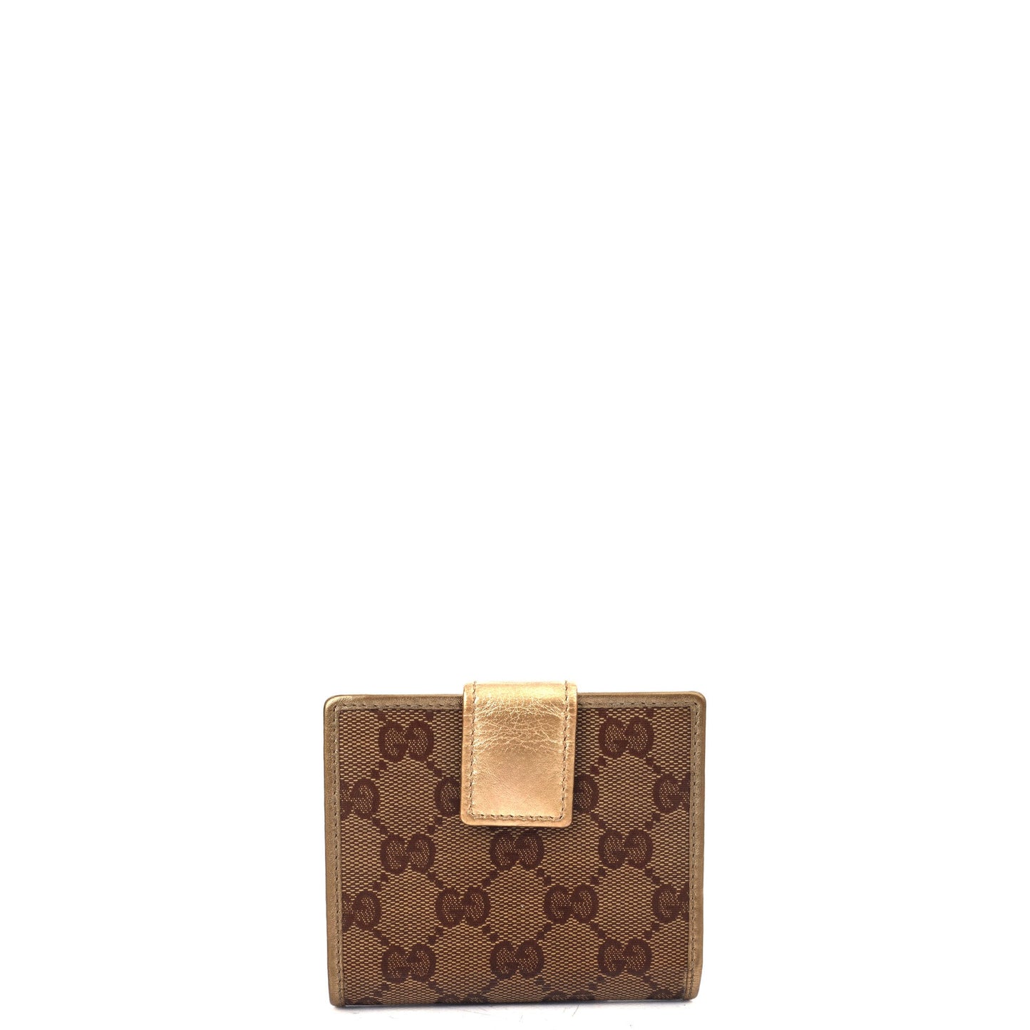 Gucci Wallet Wallet in GG Supreme, Leather — Back View