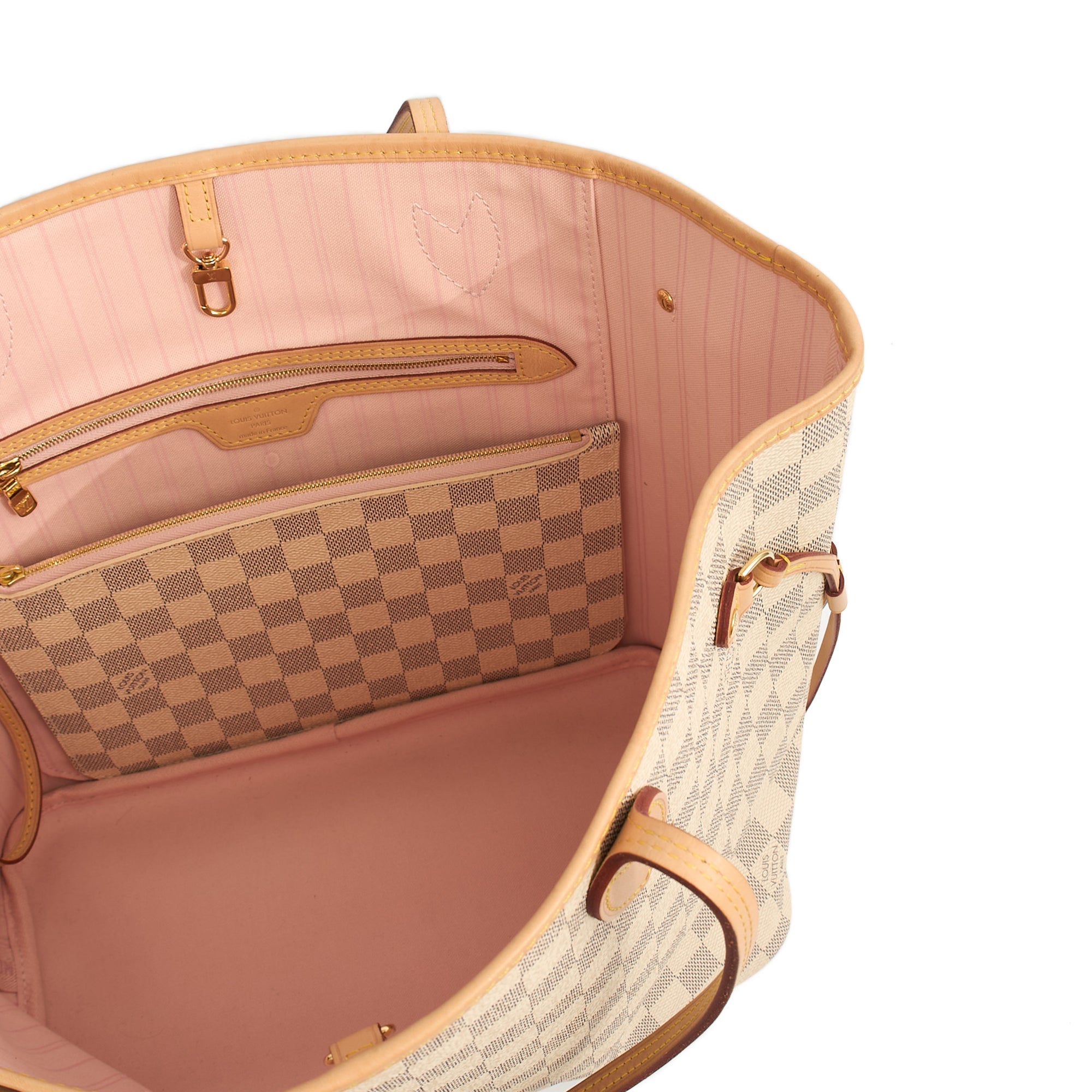 Louis Vuitton Tote Neverfull MM in Damier Ebene, Canvas — Alternate View 8