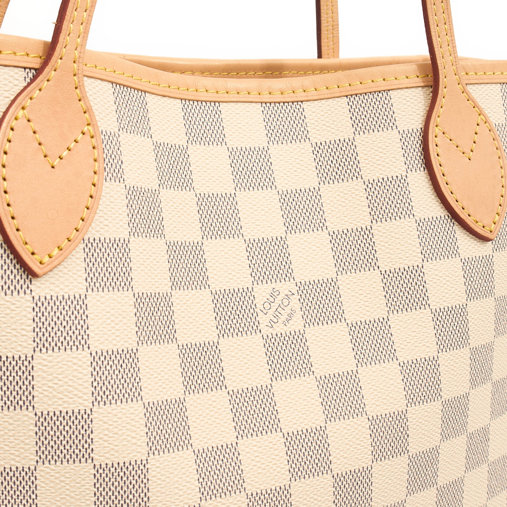 Louis Vuitton Tote Neverfull MM in Damier Ebene, Canvas — Alternate View 7