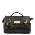 Mulberry Satchel Alexa in Black, Leather — Front View