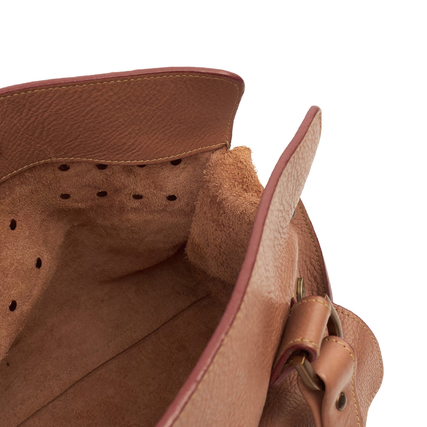 Mulberry Top Handle Roxanne in Pink, Calfskin Leather — Alternate View 7