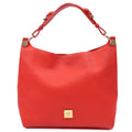 Mulberry Shoulder Bag Freya in Fiery Red, Calfskin Leather — Front View