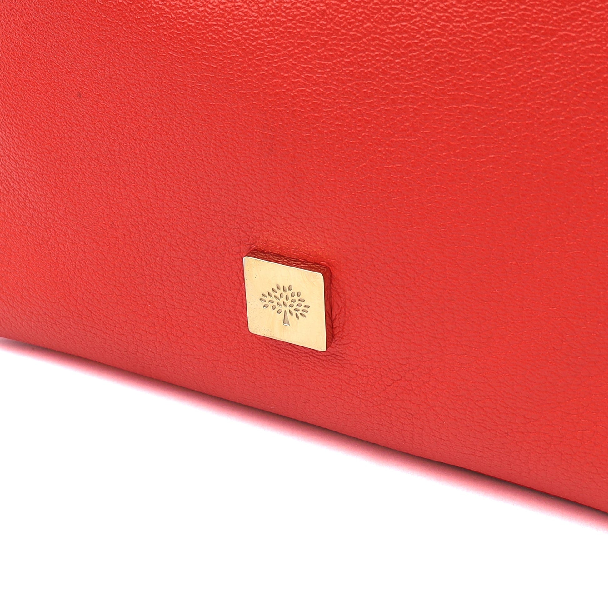 Mulberry Shoulder Bag Freya in Fiery Red, Calfskin Leather — Lifestyle View