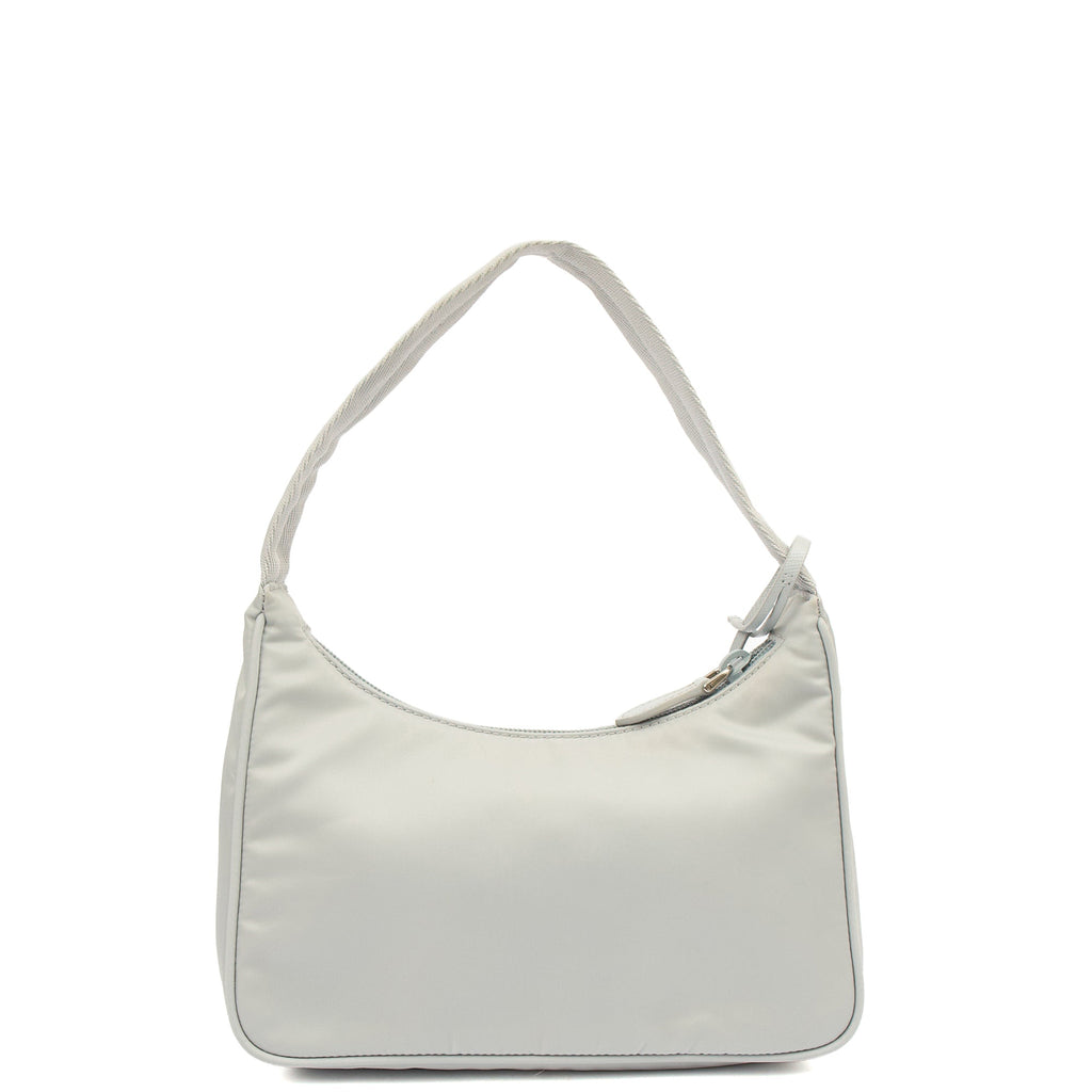 Prada Shoulder Bag Re-Edition 2005 Bag in Blue, Nylon — Alternate View 10