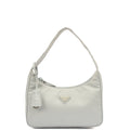 Prada Shoulder Bag Re-Edition 2005 Bag in Blue, Nylon — Front View