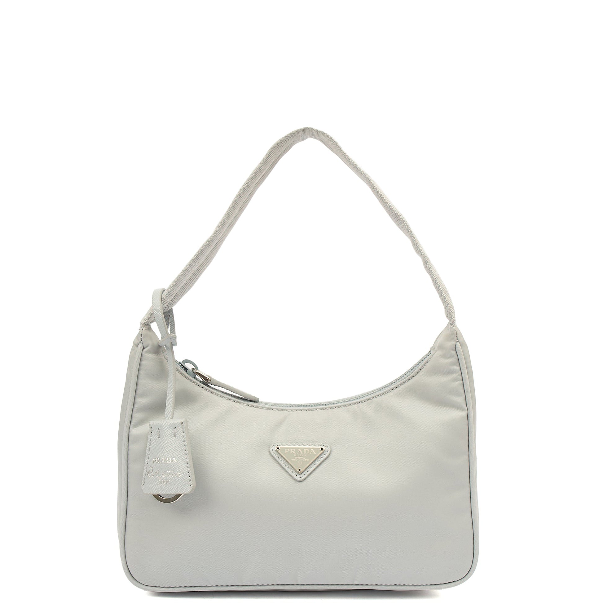 Prada Shoulder Bag Re-Edition 2005 Bag in Blue, Nylon — Alternate View 8