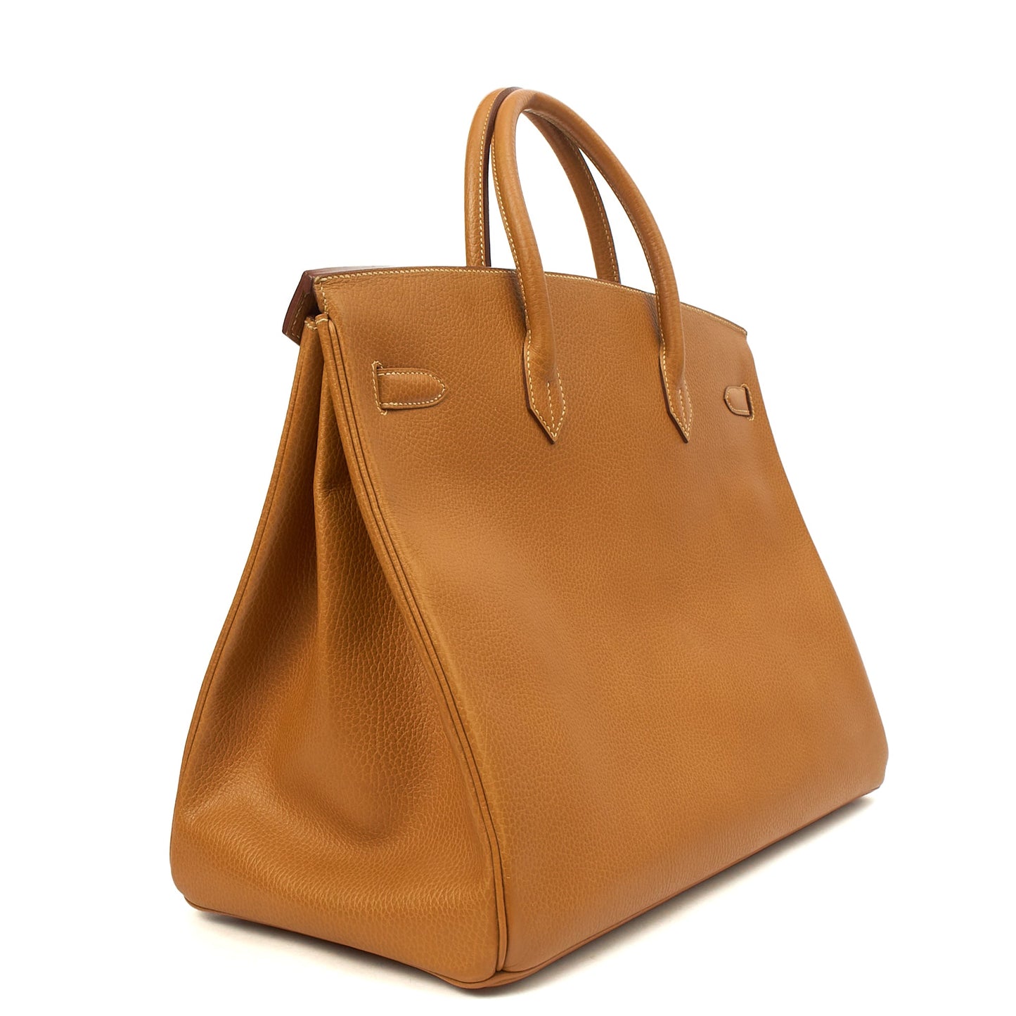 Hermes Tote Birkin 40 in Gold, Fjord Leather — Alternate View 26