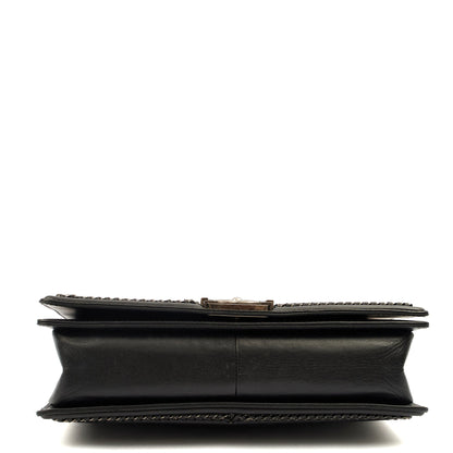 Chanel Top Handle Boy Top Handle - Medium in Black, Calfskin Leather — Alternate View 22