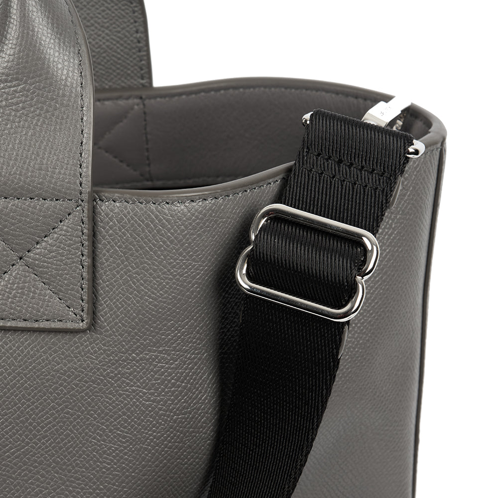 Burberry Tote in Grey, Leather — Lifestyle View