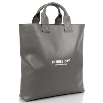 Burberry Tote in Grey, Leather — Alternate View 11