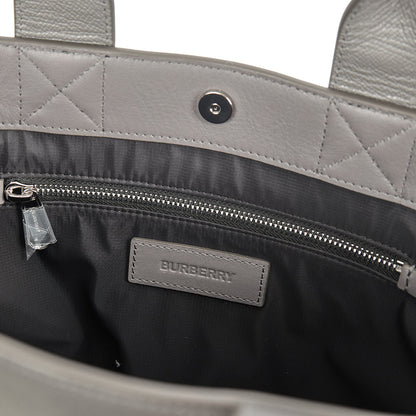Burberry Tote in Grey, Leather — Alternate View 9
