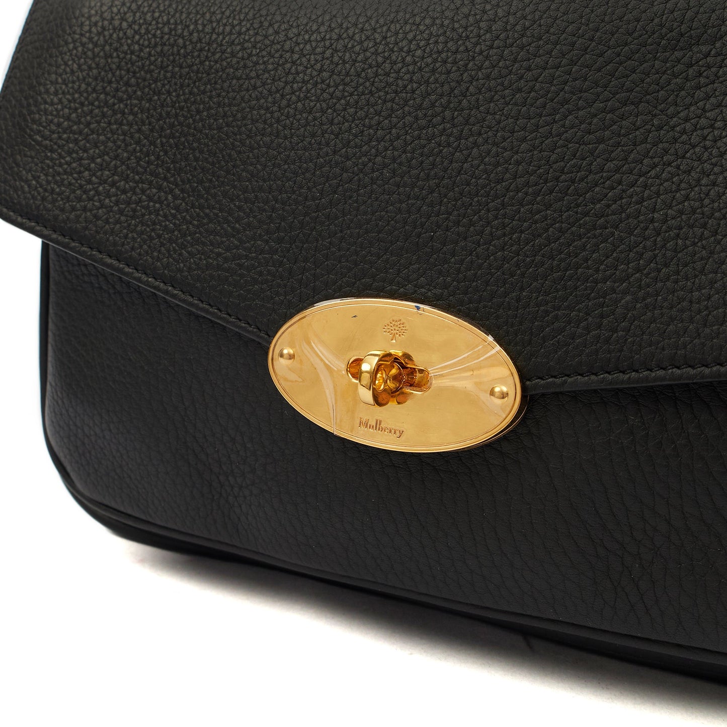Mulberry Satchel Darley Shoulder Bag  in Black, Leather — Lifestyle View