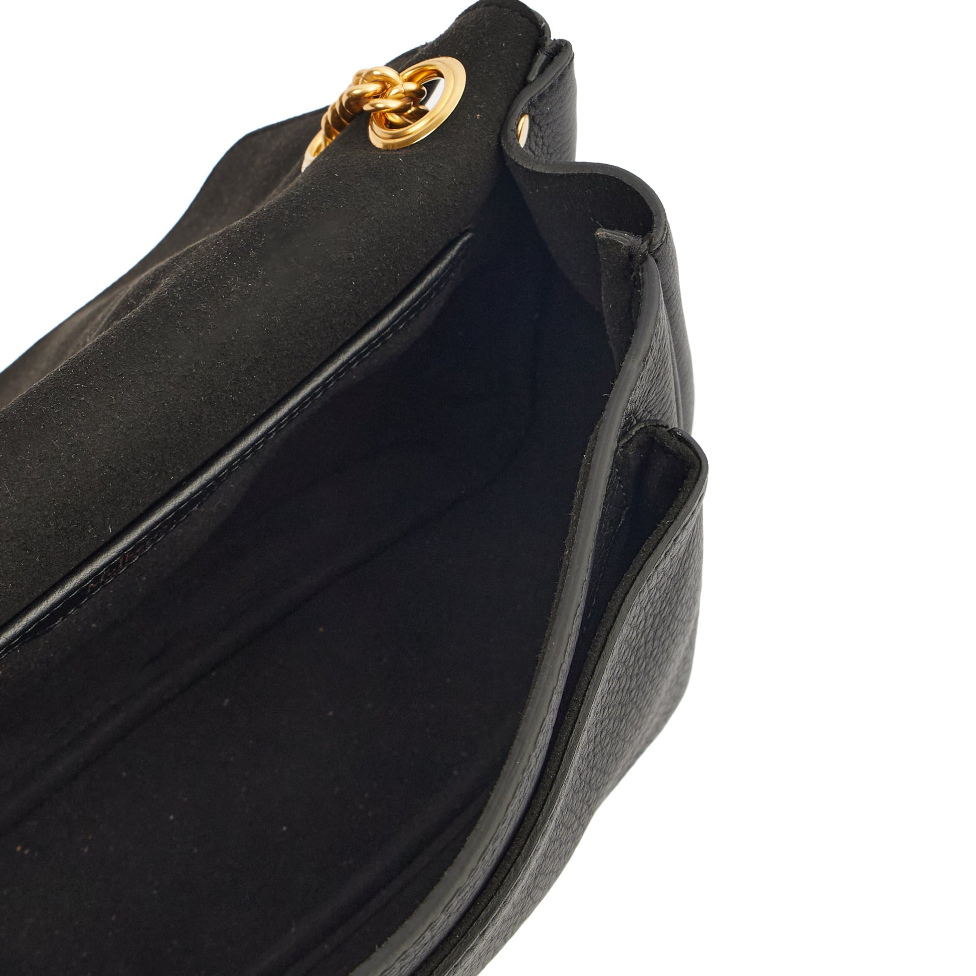 Mulberry Satchel Darley Shoulder Bag  in Black, Leather — Detail View