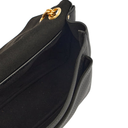 Mulberry Satchel Darley Shoulder Bag  in Black, Leather — Detail View