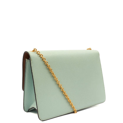 Mulberry Cross Body Darley Shoulder Bag  in Mint, Calfskin Leather — Alternate View 9